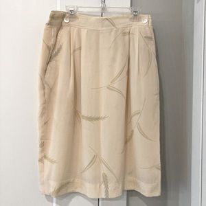 Dana Buchman 100% Silk skirt
